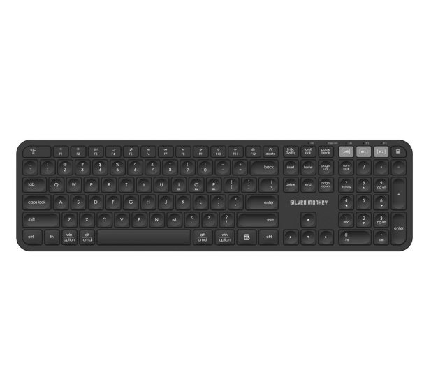 SILVER MONKEY K90 Wireless premium business keyboard (black) - 741763 - zdjęcie